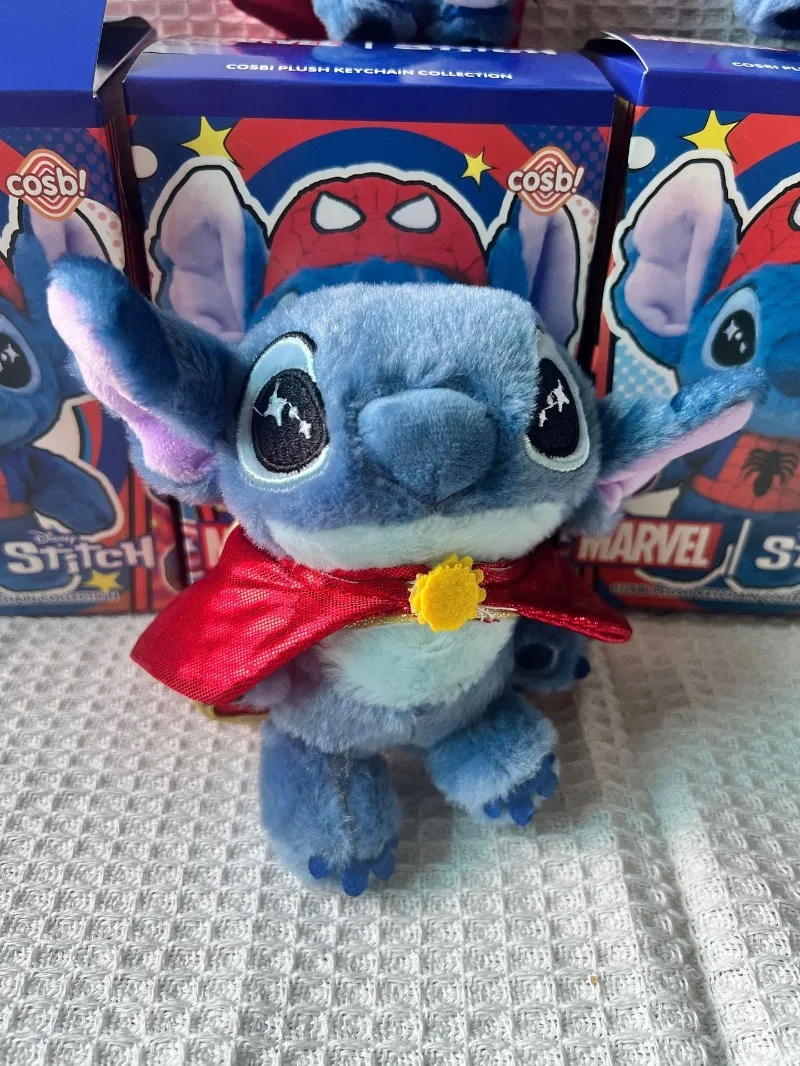 2025 Hot Toy Stitch Cosbi Pluszowy Brelok Kolekcjonerski Blind Box Thor Iron Man Spider-Man Figurki Zabawki Prezent Niespodzianka dla Dzieci na Boże Narodzenie