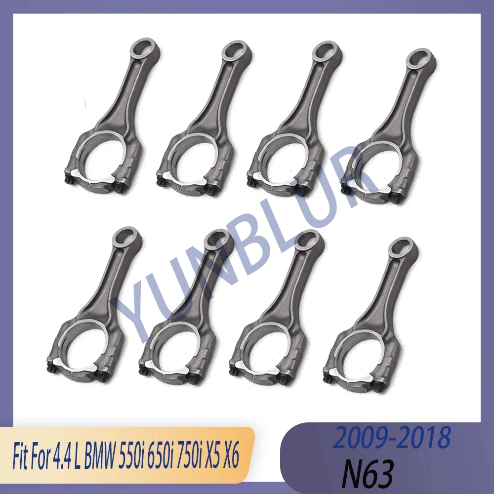 99MM / 103MM N63 N63B44 N63B44A N63B44B Connecting Rod Kit Fit 4.4 L GAS 09-18 For BMW 550i 650i 750i X5 X6 Con-rod