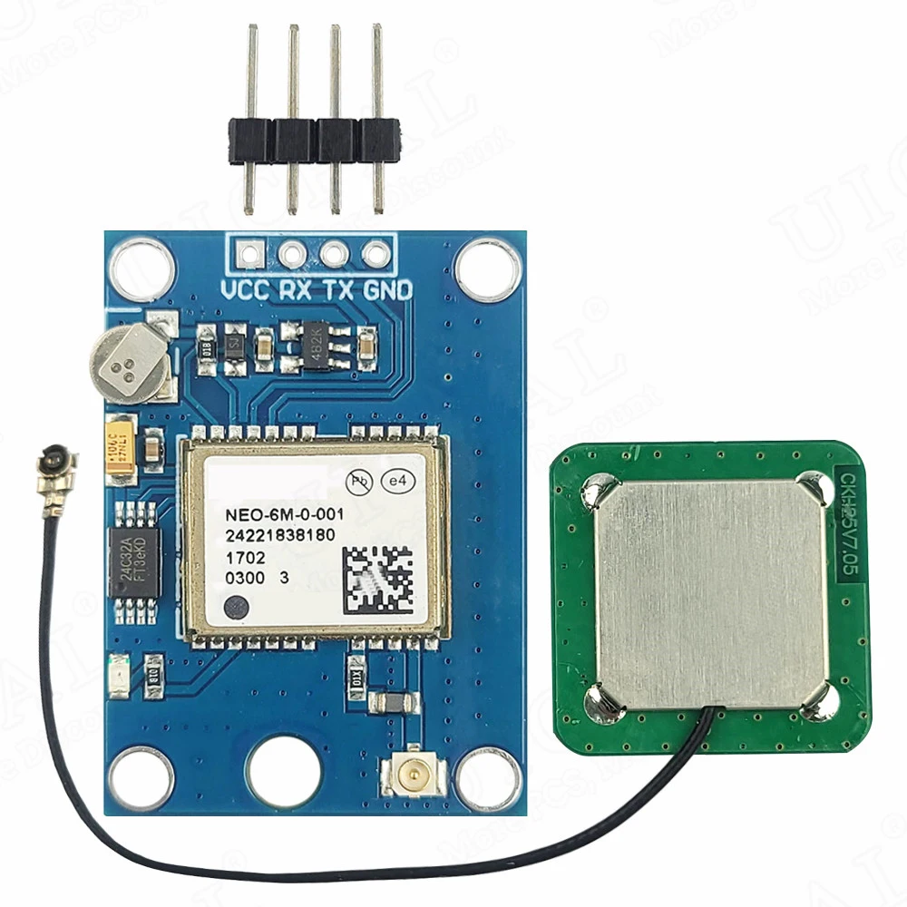 New GY-NEO-6M GPS Module NEO6MV2 with Flight Control EEPROM MWC APM2.5 Large Ceramic Antenna for Arduino 6MV2