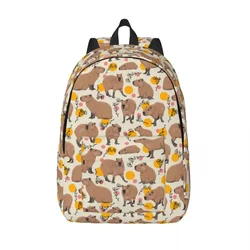 Capybara Teenage Backpack Sports Student Business Wild Animals Of South America Daypack for Men Women Laptop Shoulder Bag