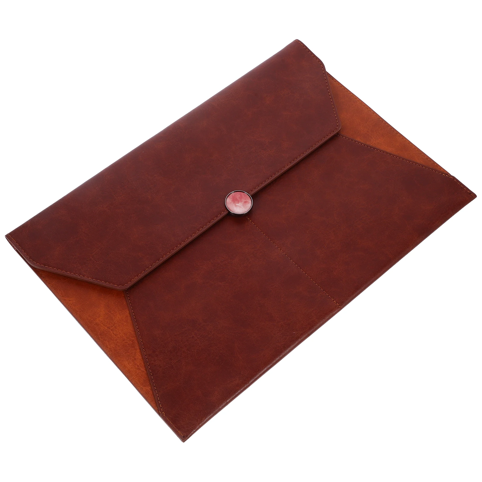 

Oxford Cloth Folder With Snap Button Document Holder Thick Organizer For Office School Cloth Envelope Practical Storage