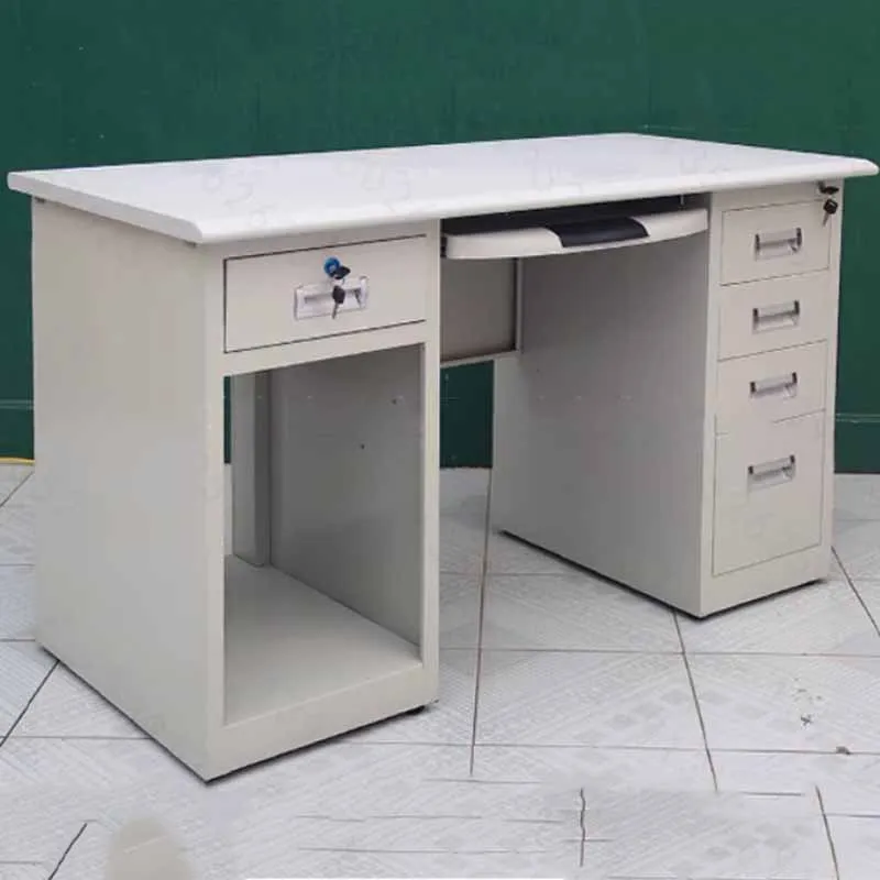 Household Small Office Desk Drawer Upgrade Cabinet Executive Storage Computer Desks Study White Escritorio Oficina Furniture