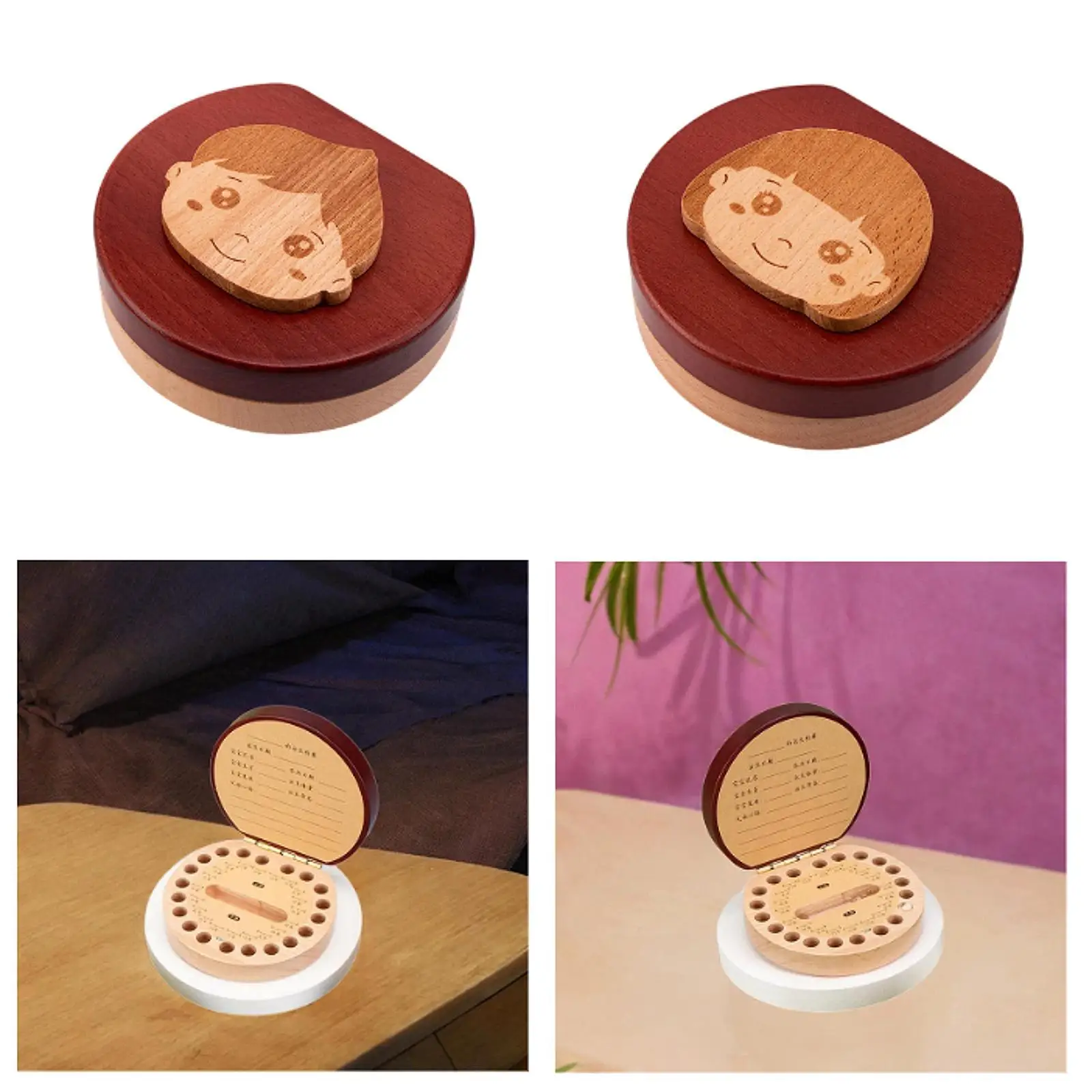 

Детская коробка для зубов, держатель для хранения зубов, деревянная коробка для хранения детства, память для детей