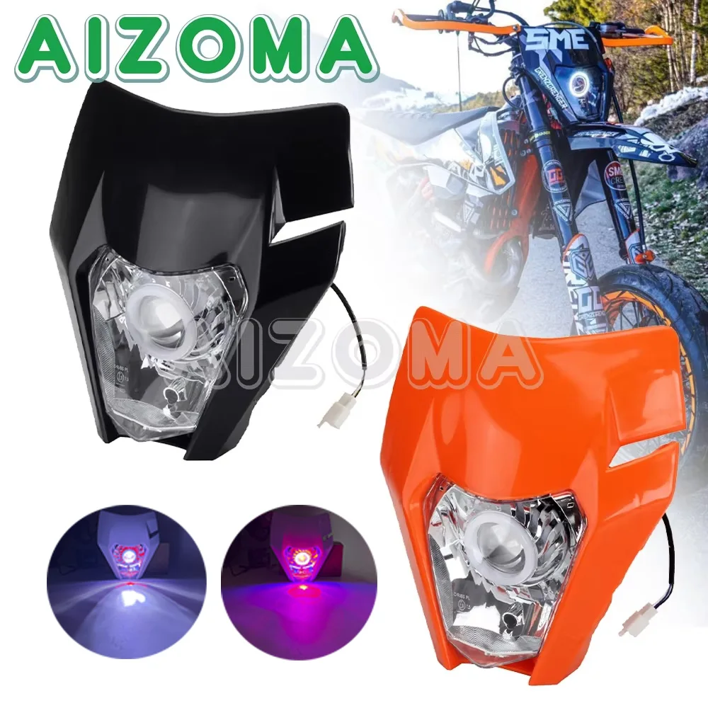 

Супермото налобный фонарь Angel Eye, маска для EXC XC-F XC-W Six Days TPI Enduro 690 FC FE TC TX 200 250 300 350 450 500