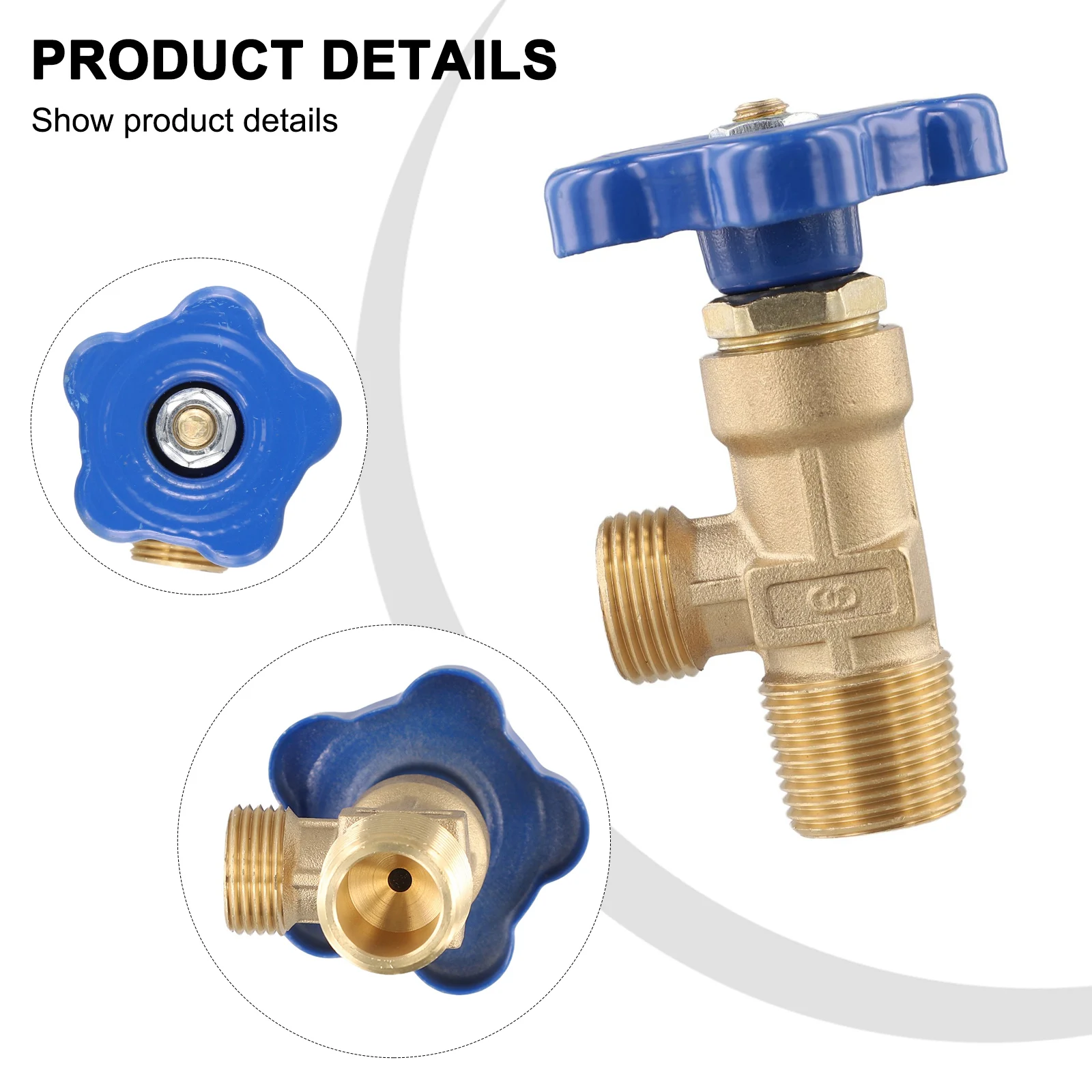 

1pc Quality WP-15 Small Argon Gas Cylinder Valve With Copper Head And Steel Reliable Tools Accessories