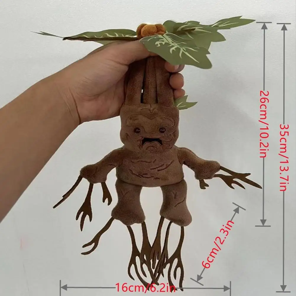 Novo Boneco de Pelúcia Harries Mandrake, Planta Mágica, Brinquedo Macio em Vaso, Acessórios de Filme, Almofadas Decorativas, Presentes para Crianças