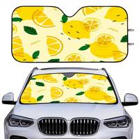 Summer Fruit Car Sunshade Windscreen Visor Windscreen Heat Reflector Protect Car Interior