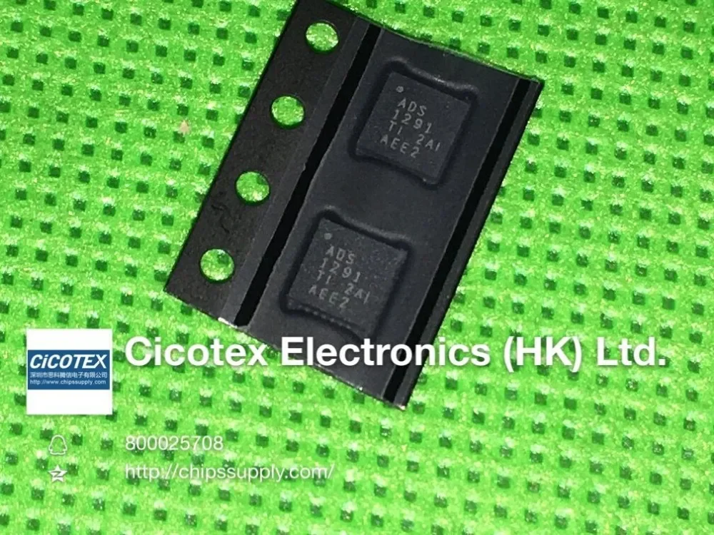 

ADS1291IRSMT 1291 QVFN32 IC AFE 24BIT 8KSPS 1CH 32VQFN