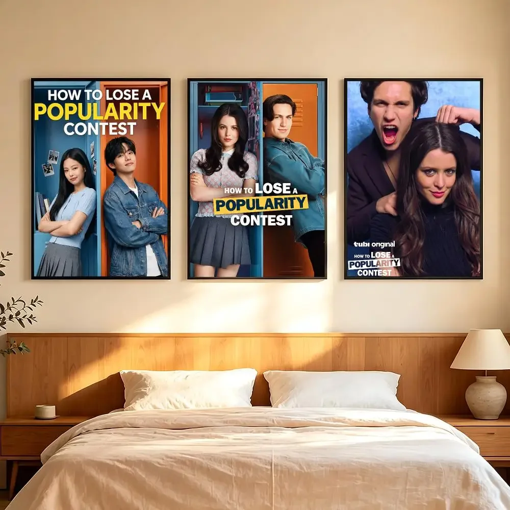 comic How to Lose a Popularity Contest Poster HD Printing Comfortable and Fresh Style Wall Art Home Decor Living Room Cafe Gift