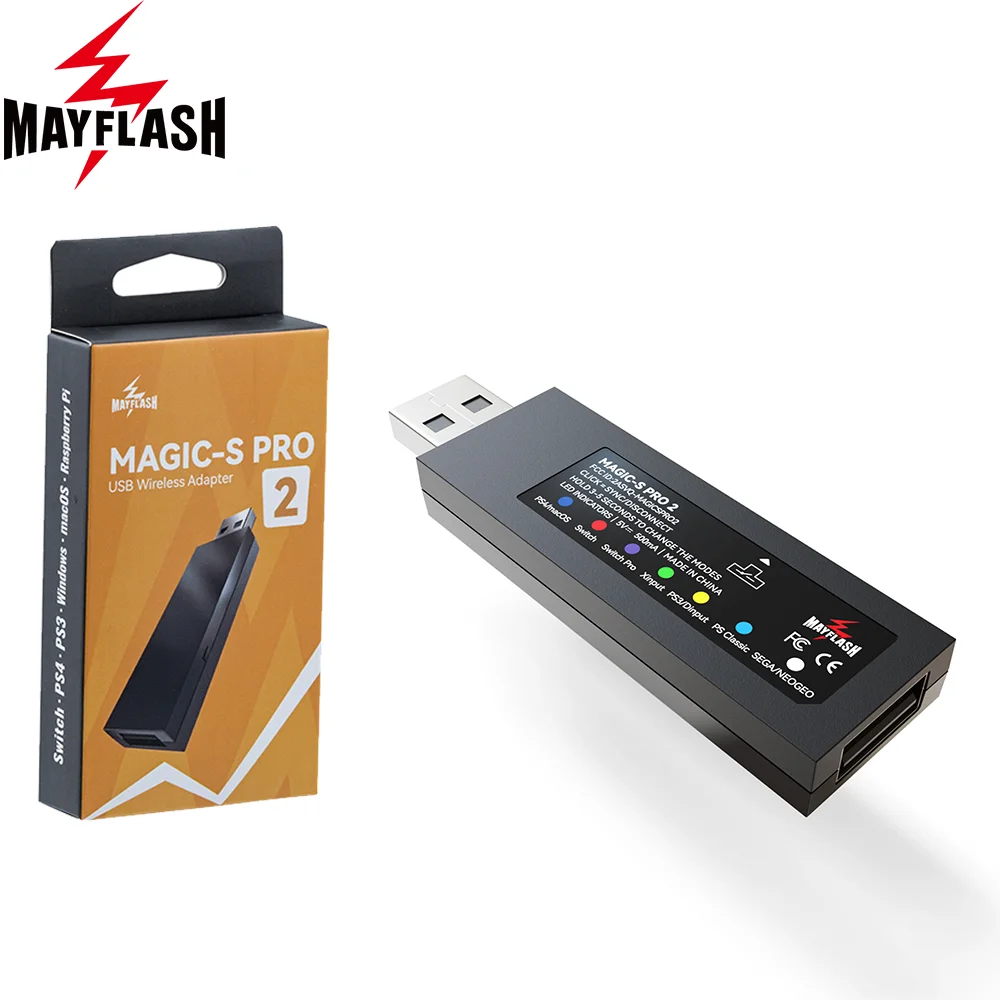 مراجعة وتحليل مُفصل لـ Mayflash MAGIC-S PRO 2: المُحول اللاسلكي المثالي لألعاب PS5 وXbox وPS4 وSwitch