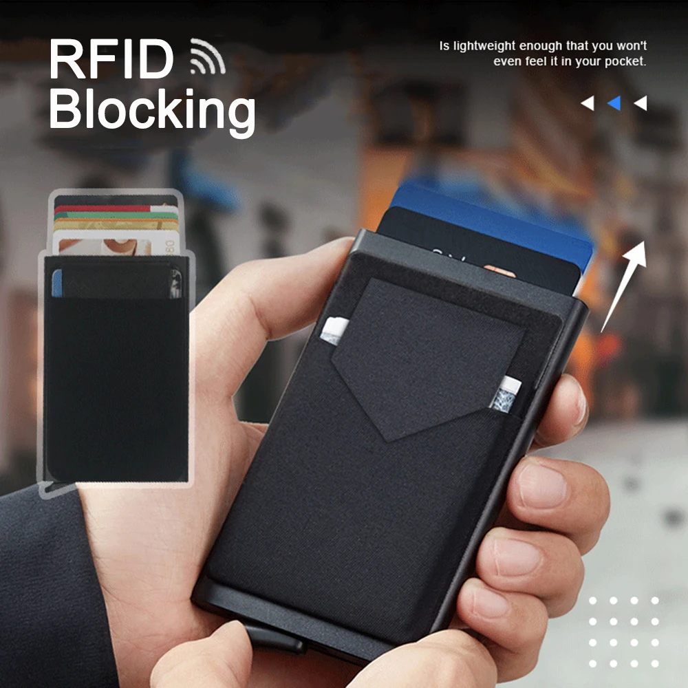 Business Card Holder for Men and Women RFID Blocking