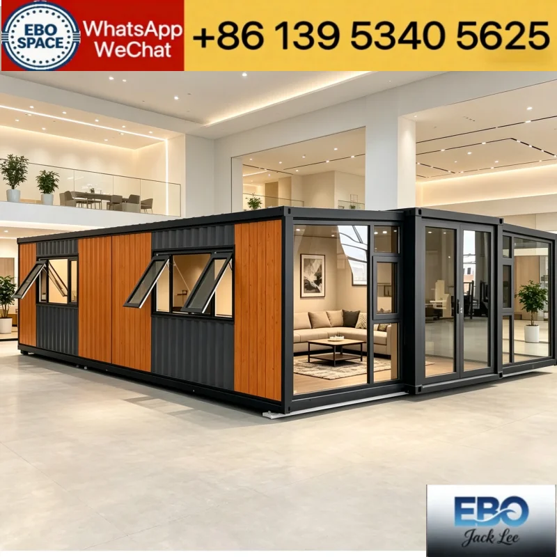 Fully Equipped Prefab Mobile Tiny House Complete Kitchen Modular Cabin Outdoor Vacation Retreat Guest House
