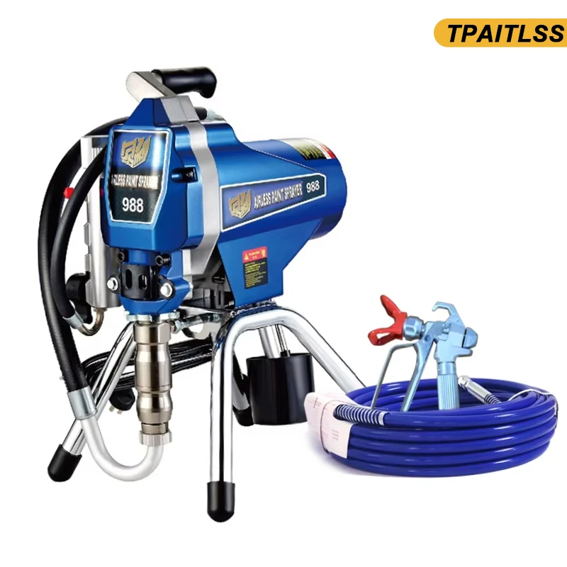 

1pcs High Quality 2600w 220v 50Hz 4.5L/min 988 Professional Airless Paint Sprayer with Piston Pump