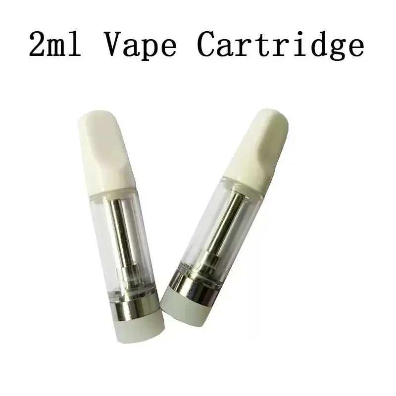 10 szt. 2ml kartridże do e-papierosa CC-ELL Atomizer z ceramiczną cewką gruby zbiornik wkład olejowy do 510 gwintów bateria do waporyzatora Slim Pen