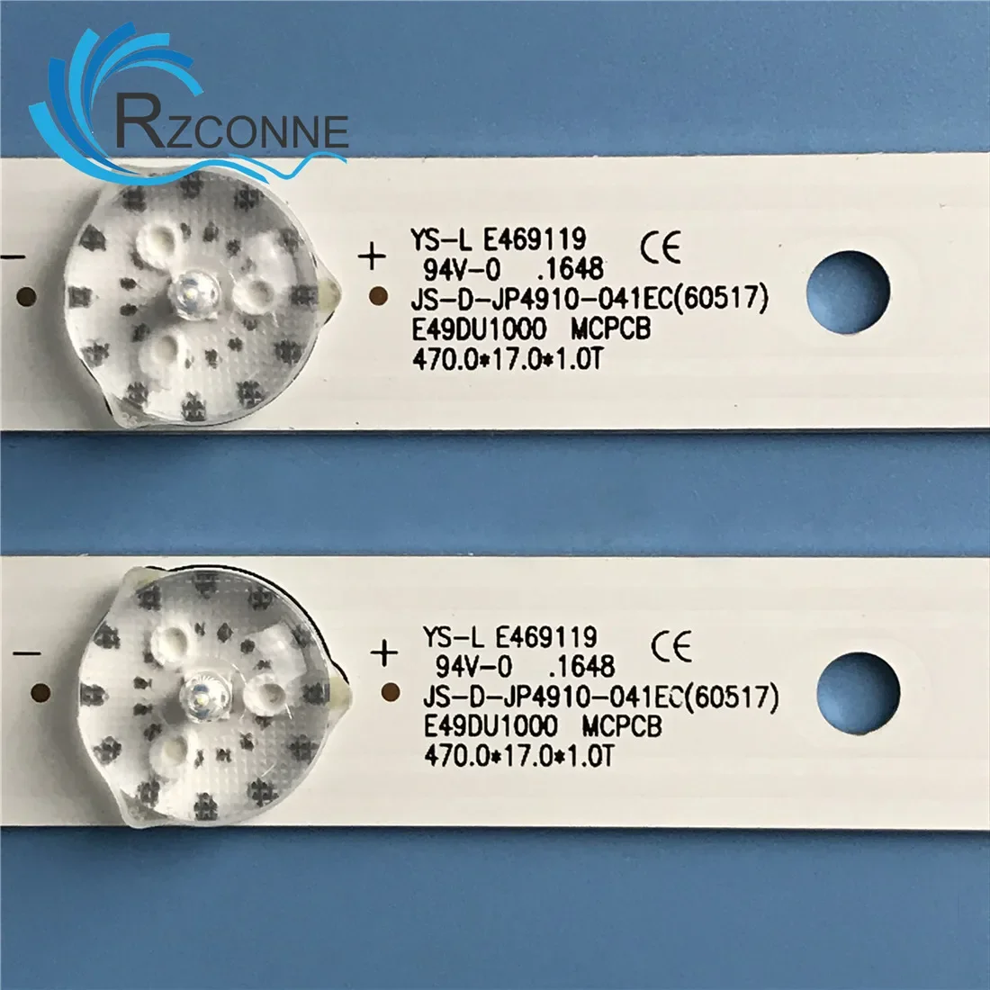 Striscia di retroilluminazione a LED per Lehua 49AX3000 JS-D-JP4910-041EC(60517) (71220) E49DU1000