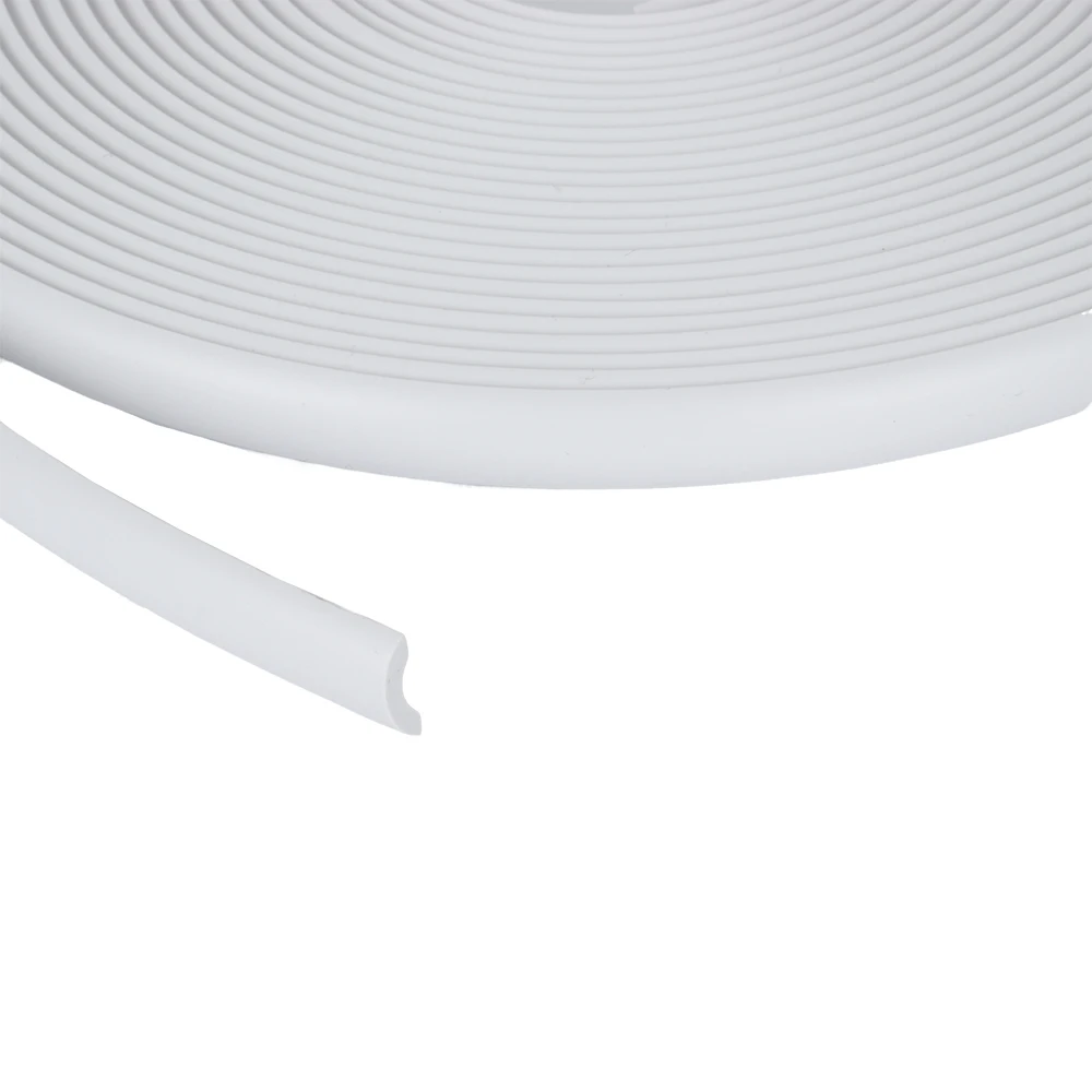 1 قطعة Rv ظلة دليل السكك الحديدية شرائط الزخرفية الأبيض 12 مللي متر Rv ظلة ملء قطاع ل قافلة متنقل Rv اكسسوارات 10 متر #5