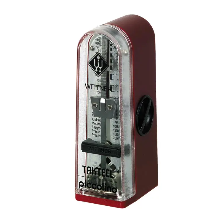 Metronome Mechanical Piccolino Burgundy 890141 Music, Acoustic, Hobby, Special, New Generation, Made in Turkey, 2021