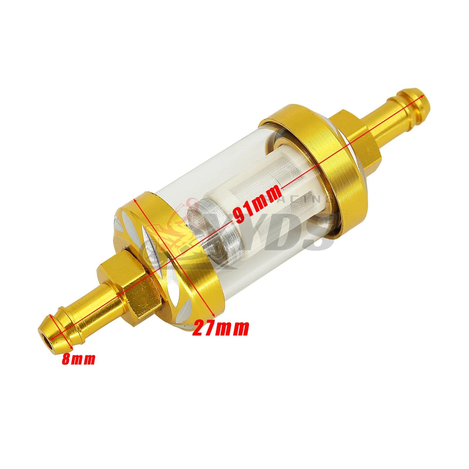 8mm CNC Motorcycle Gas Fuel Gasoline Oil Filter Moto Accessories For ATV Pit Bike Car Motorcycle Oil Cup Universal Accessories
