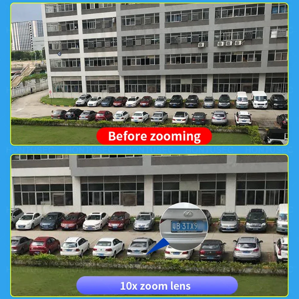 IPC360 HOME 6K 12MP 3 Lens 3 Screens Wifi PTZ Camera Outdoor Color Night Vision Motion Detection Two Way Audio Security Camera