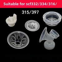 Breast Pump Accessories For Philips AVENT SCF332 SCF334 SCF316 315 Duckbill Valve Horn Diaphragm Pump Accessories