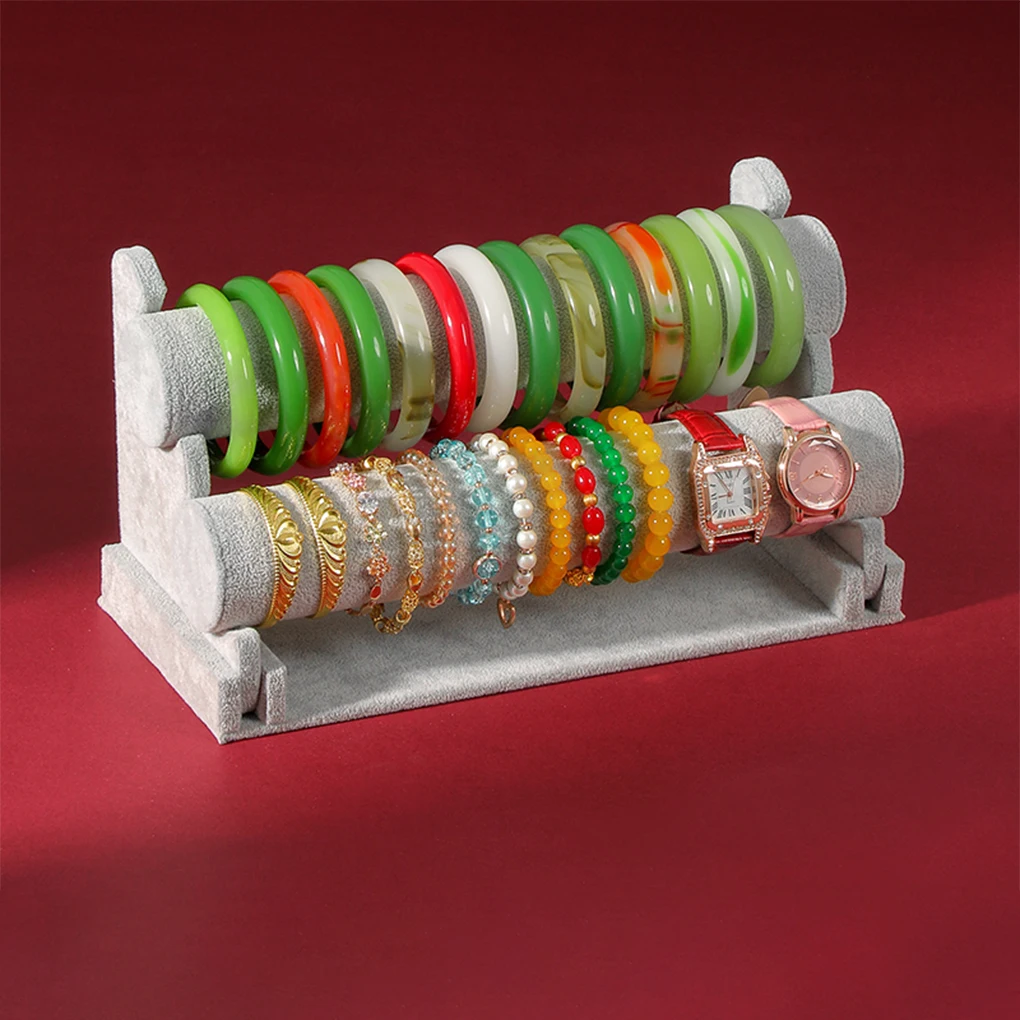 Velvet Bracelet Storage And Display Rack Durable And Exquisite Craft Durability Bracelet T-Bar Rack