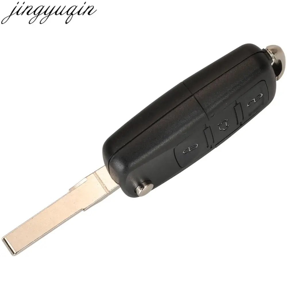 Jingyuqin-Clé télécommande 3B 433Mhz ID48, pour VW Golf Jetta Beetle Polo Tiguan Touran Caddy Eos Up 1J0959753DA/AH, verrerie 0959753G DA8000M