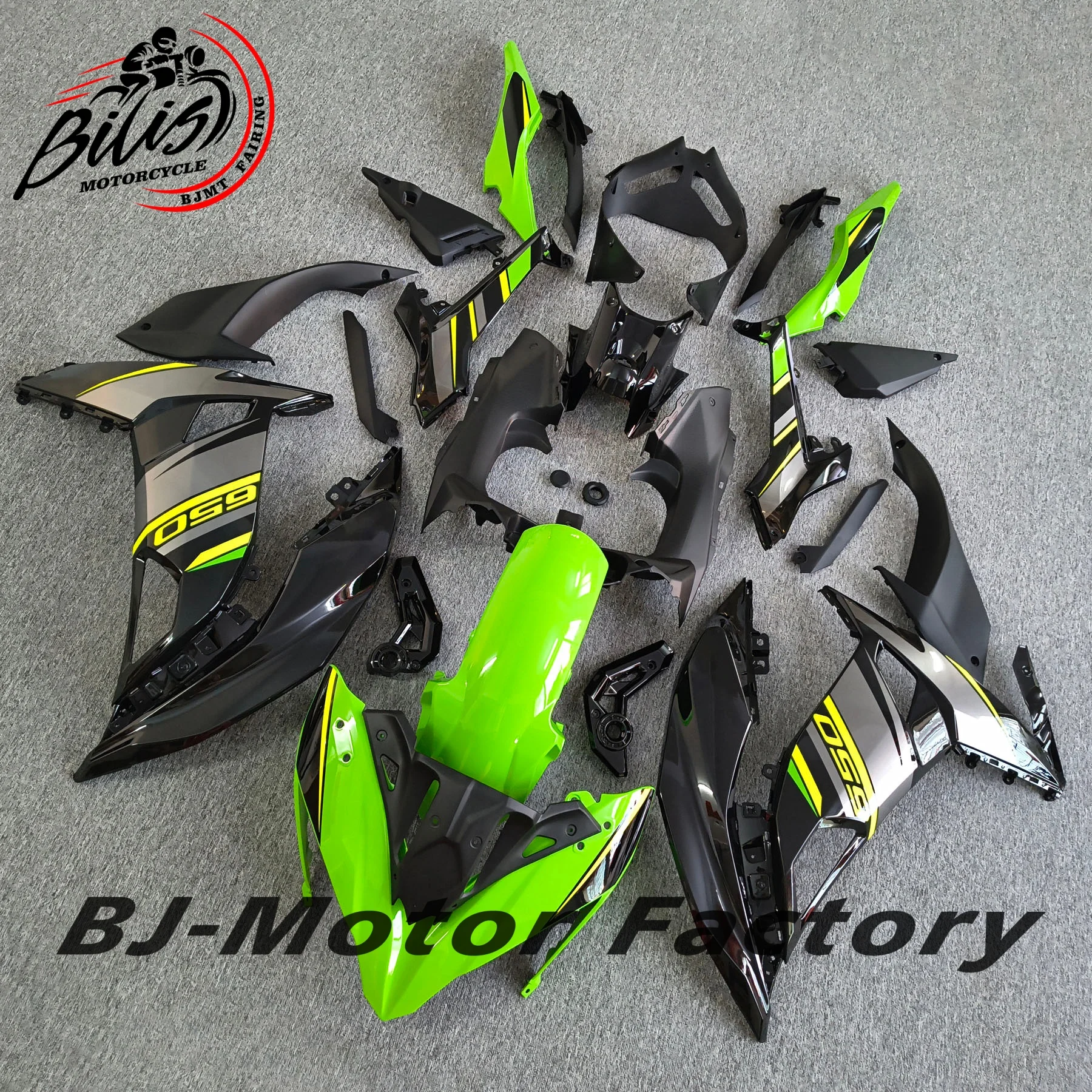 The new ABS fairing is suitable for the Kawasaki Ninja 650 ZX650 2017, 2018, 2019 2020 EX650 body kit matte black