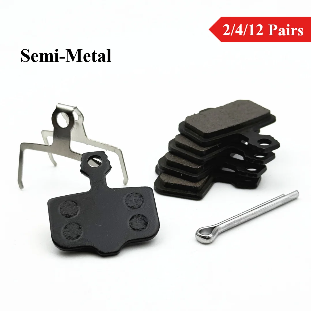Semi-Metal 2/4/12Pairs E-Scooters & MTB Brake Pads For Sram Level Elixir Nutt Kugoo G1 Dualtron Thunder VSETT 10+ Zero 8X 10X
