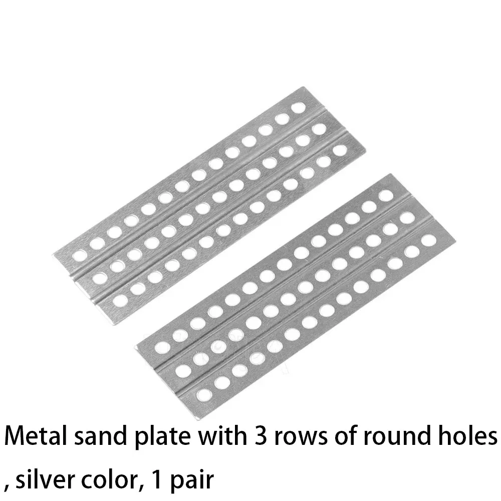 New model number type 2-piece metal sand ladder rescue board 120 * 38mm, suitable for accessories of 1/10 climbing cars such as