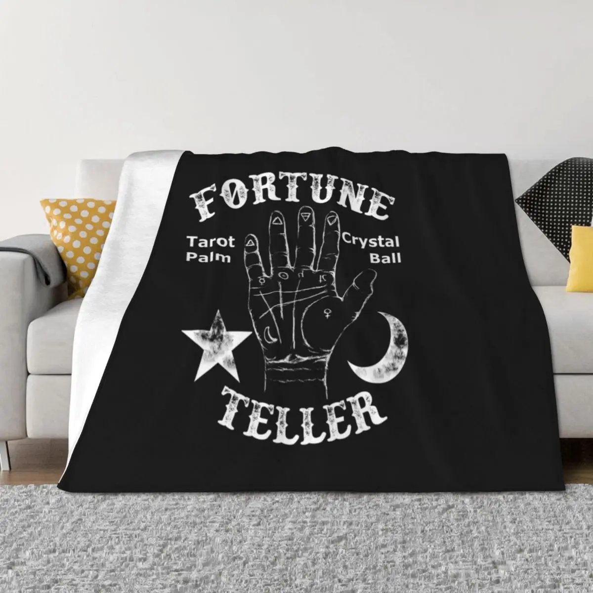 

Fortune Teller Throw Blanket Personalized Gift Beautifuls Decoratives Polar Blankets