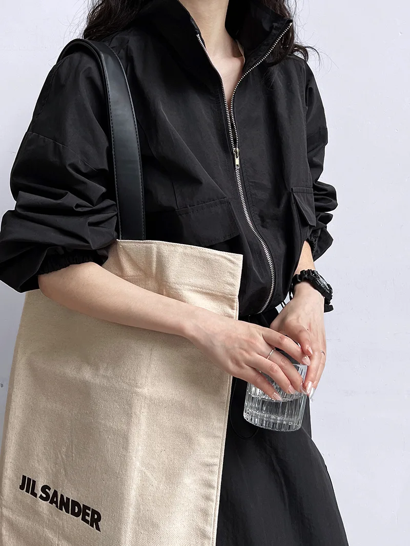 SuperAen 가을 복고풍 스타일 패션 하이 스트리트 짧은 재킷 Drawstring 롱 스커트 여성 투피스 세트