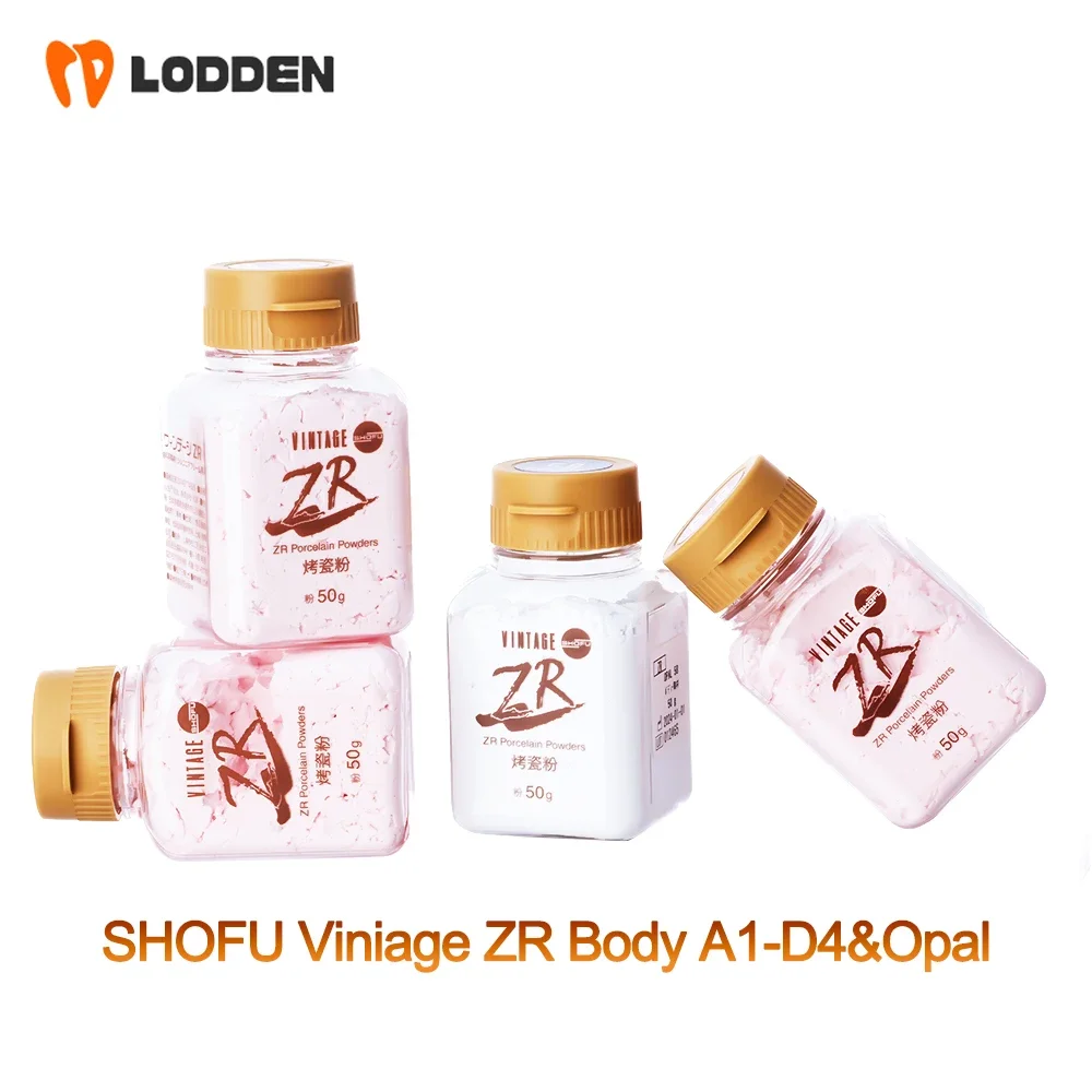 SHOFU Viniage ZR Body Powder 50g A1-D4 Opal Color for Dental Zirconia Porcelain Powders