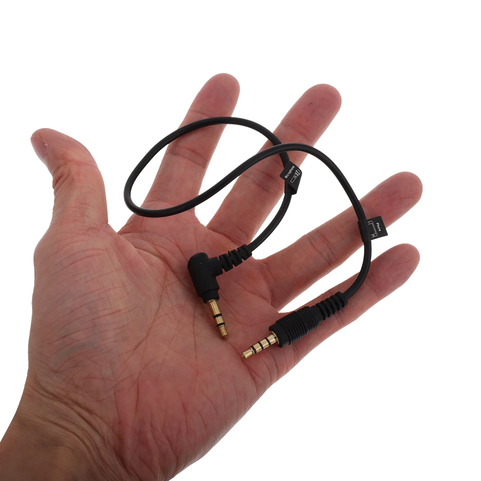 

Trrs to Trs 3.5mm Headphone Adapter Cable Compatible with Smartphone Pc Console Vr Headset Portable Compact Plug and Play