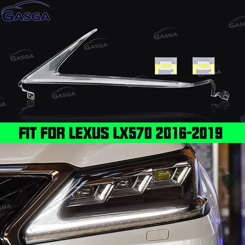 

Daytime Running Light Car DRL Headlight Light Guide Strip Board For Lexus LX570 2016-2019 LED