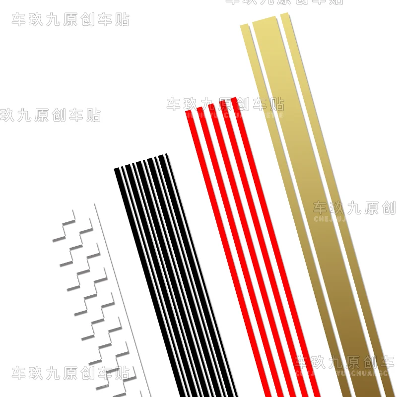 Autocollants réfléchissants imperméables pour couvercle de réservoir de carburant, 1 pièce, 50cm, pour voiture et moto, bricolage, accessoires de moto de course