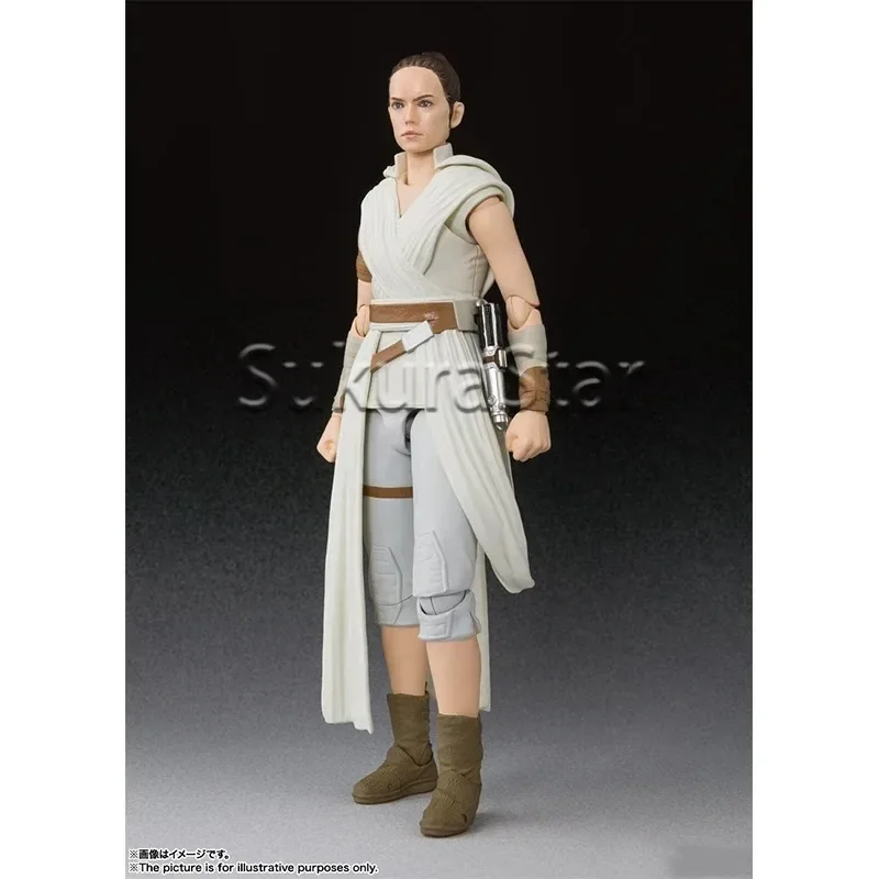 【in-stock】bandai-shfiguarts-star-wars-the-rise-of-skywalker-rey-finished-movable-action-figure-collectible-toy-gift-for-kids