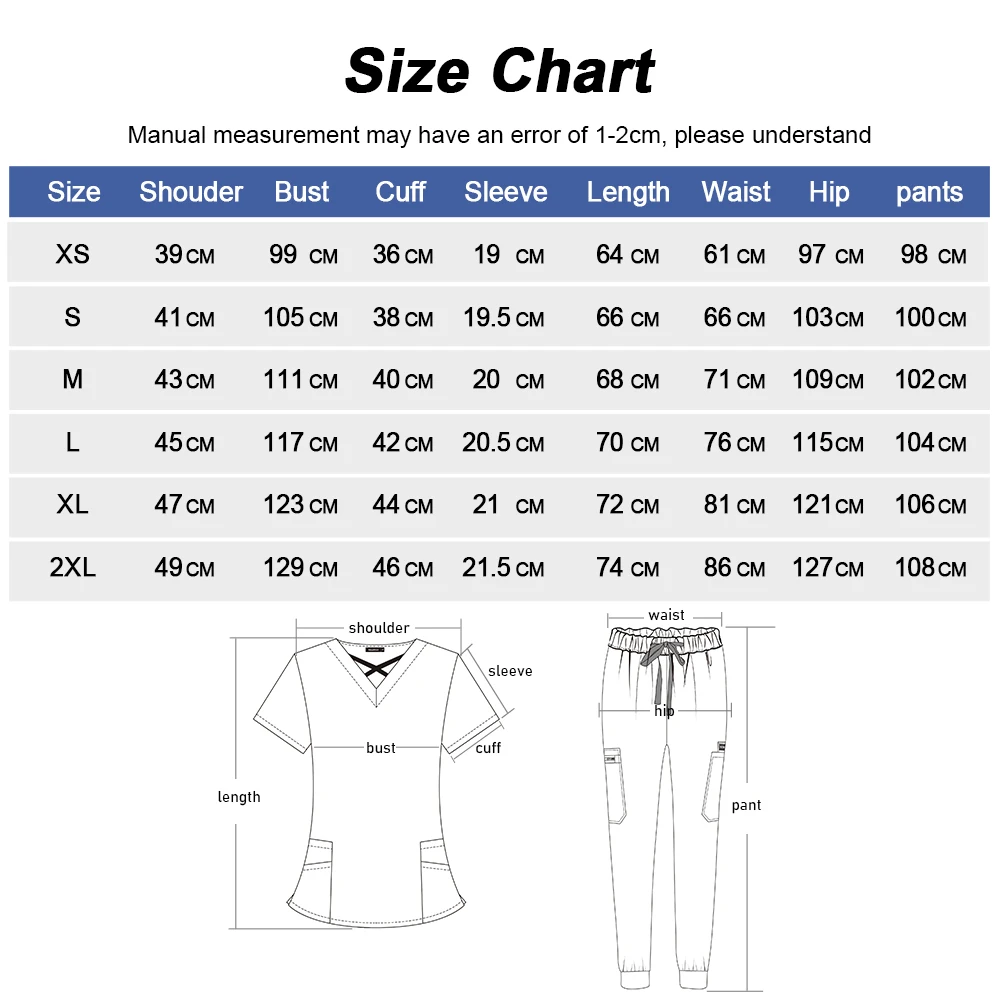 Aesthetic Uniforms Medical Nursing Surgical Uniform Women Pet Grooming Pharmacy Lab Work Wear Top Pants Sets Nurse Dental Scrubs