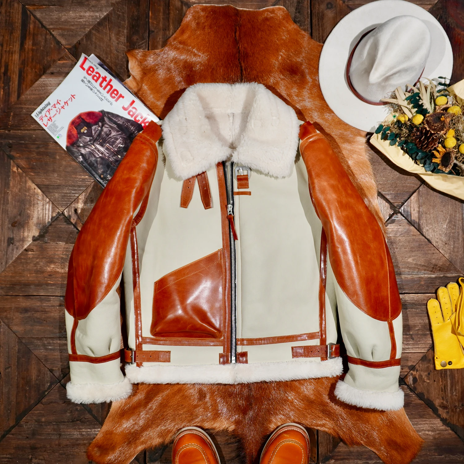 

Tailor Brando классический патетон стиль Новая Зеландия овчина B3 ретро куртка-бомбер мужская зимняя теплая куртка из натурального меха