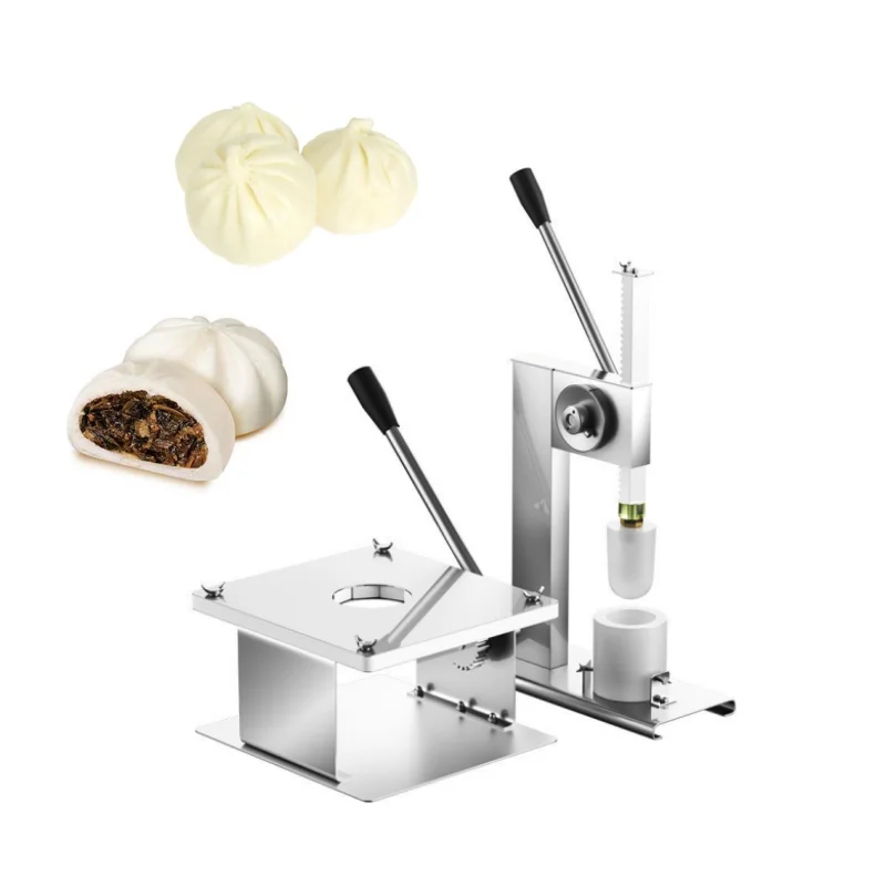 Hand Operated Stainless Steel Steamed Stuffed Bun Making Machine Manual Baozi Machines Momo Making Machine Bun Forming Machine