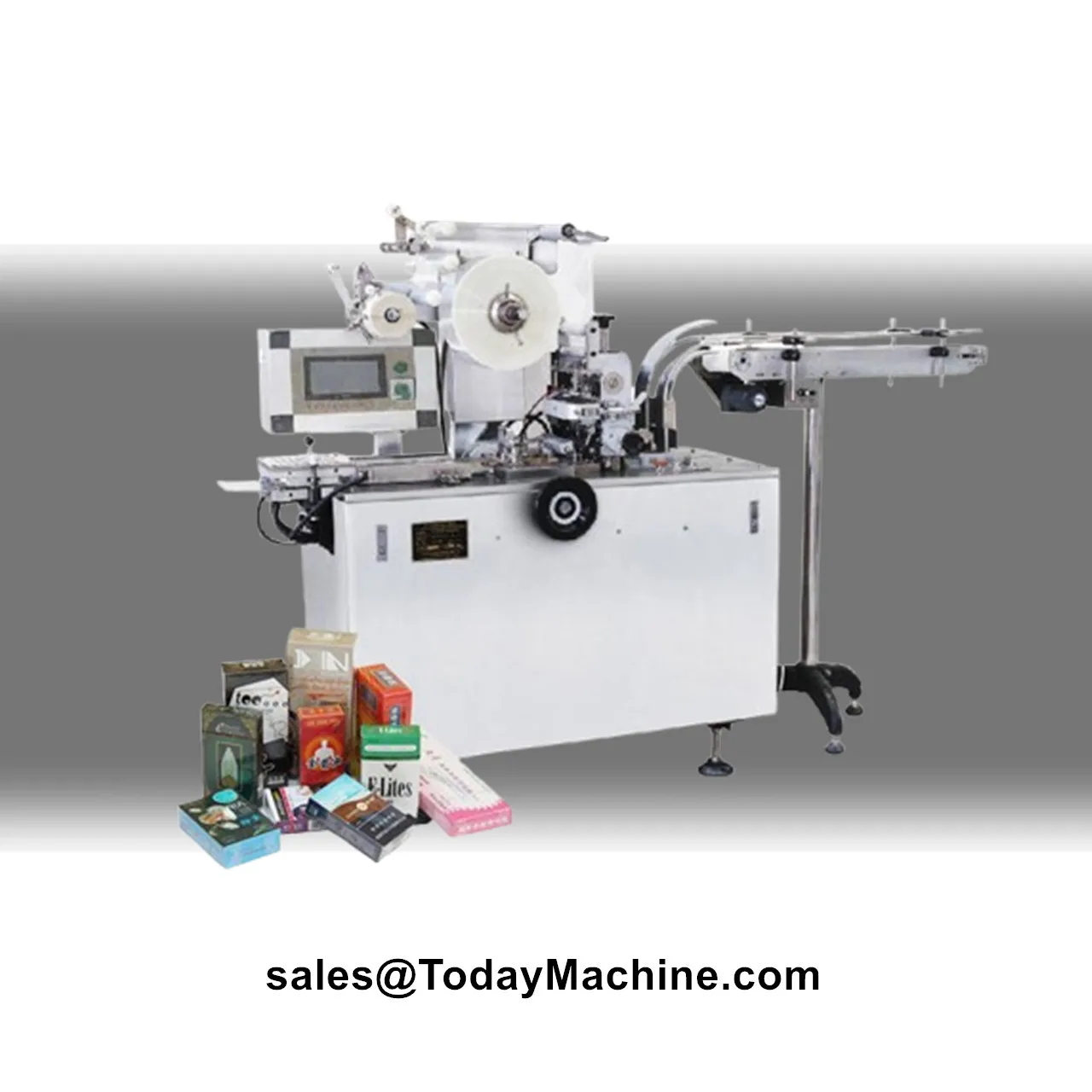 Automatic 3D Transparent Perfume Bottle Box Plastic Shrink Film Cellophane Wrapping Machine Equipment