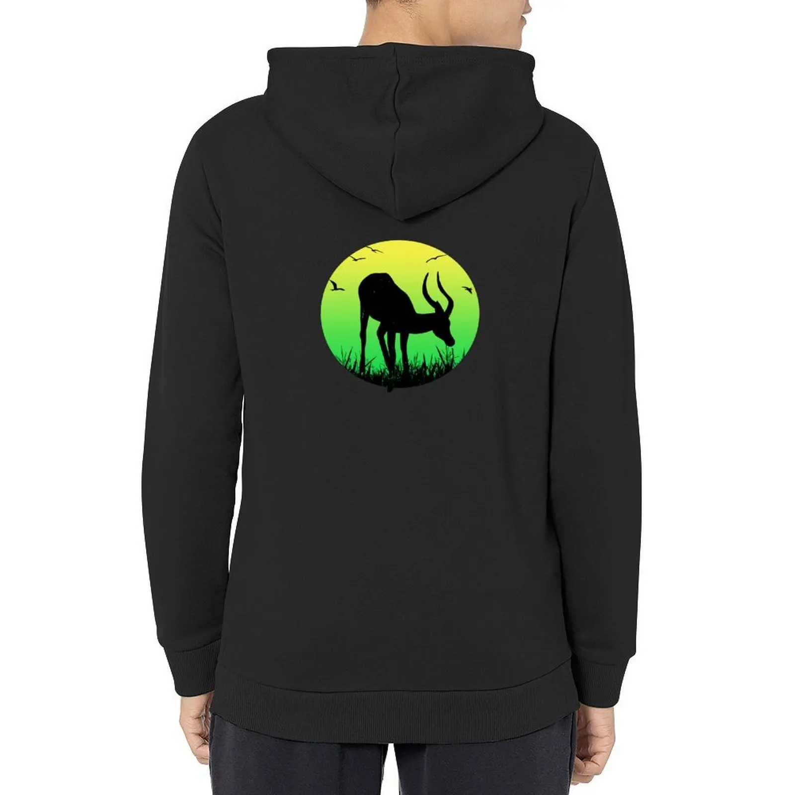 

Green Impala Print Design Hoodie men's coat men's clothes blouse anime clothes hoodie for men