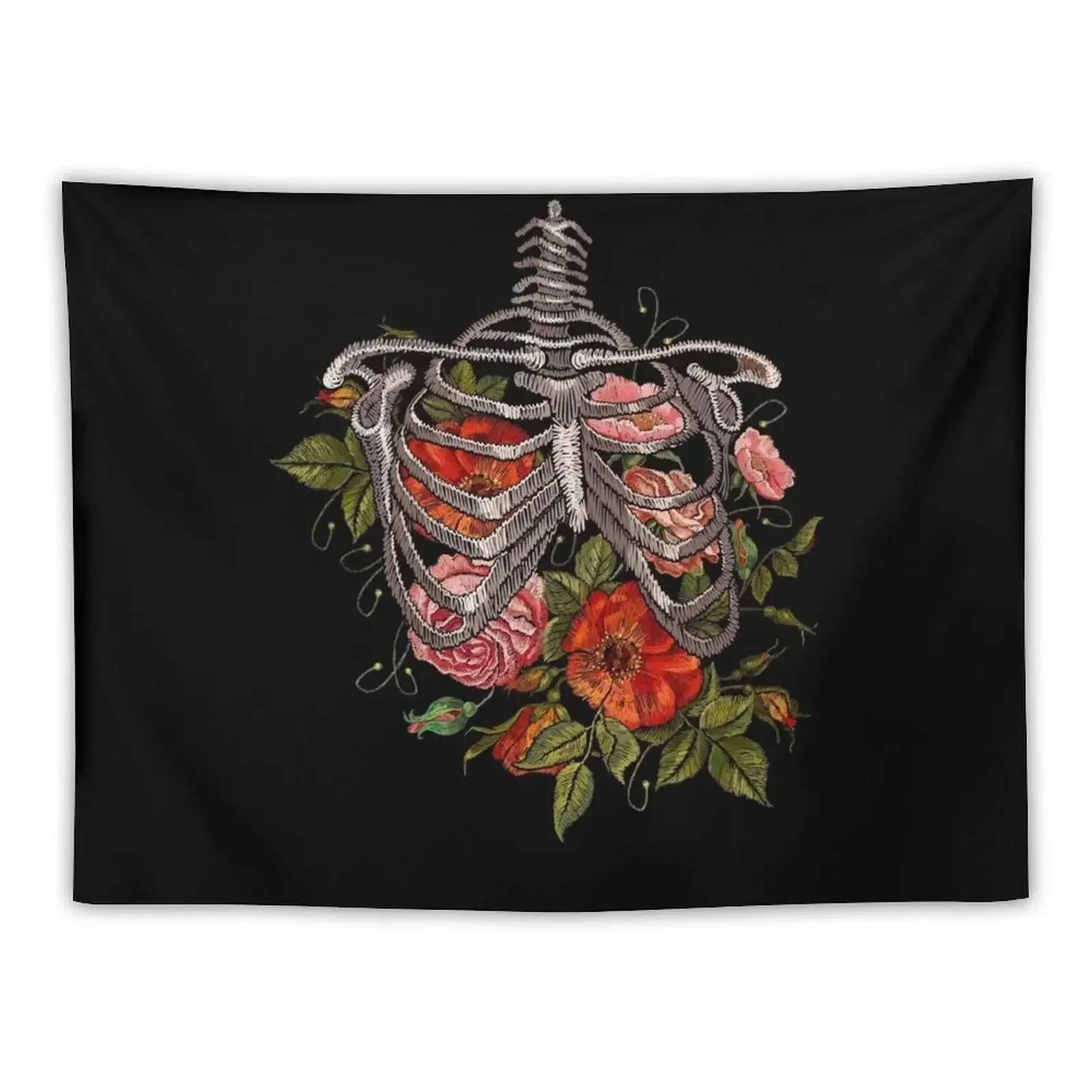 Bones and Botany Halloween Costume Tapestry Wall Decor Hanging On The Wall Bedrooms Decor Tapestry