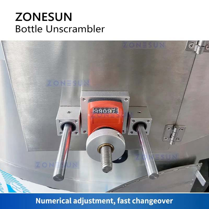 ZONESUN Automatic High Speed Bottle Elevator Unscrambling Equipment PET Plastic Container Unscrambler Sorting Machine ZS-LPE2000