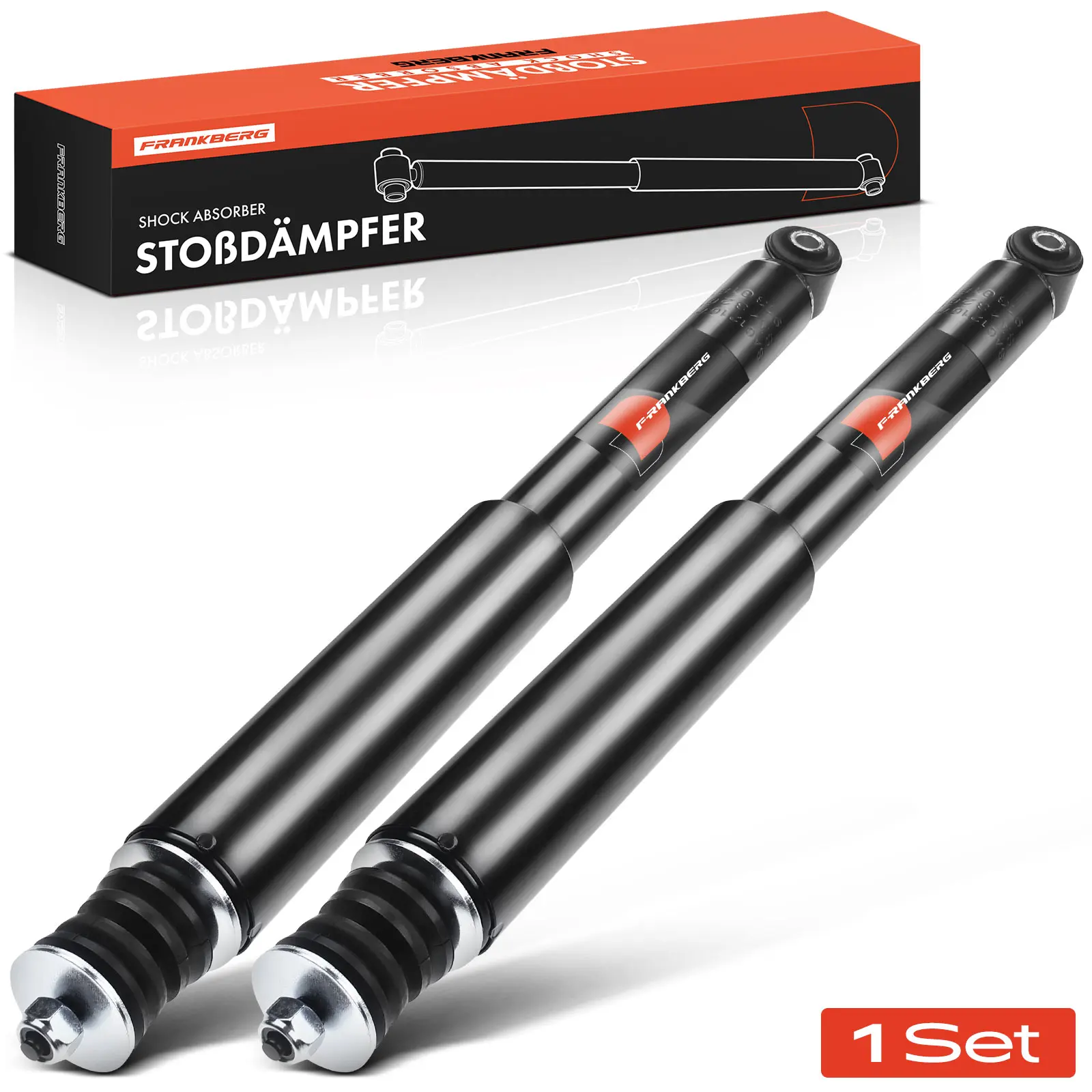 Frankberg 2x Stoßdämpfer Hinterachse für Opel Corsa A CC S83 TR S83 Corsa B S93 1982-2000 23908 0436038 443225 9004295 105746