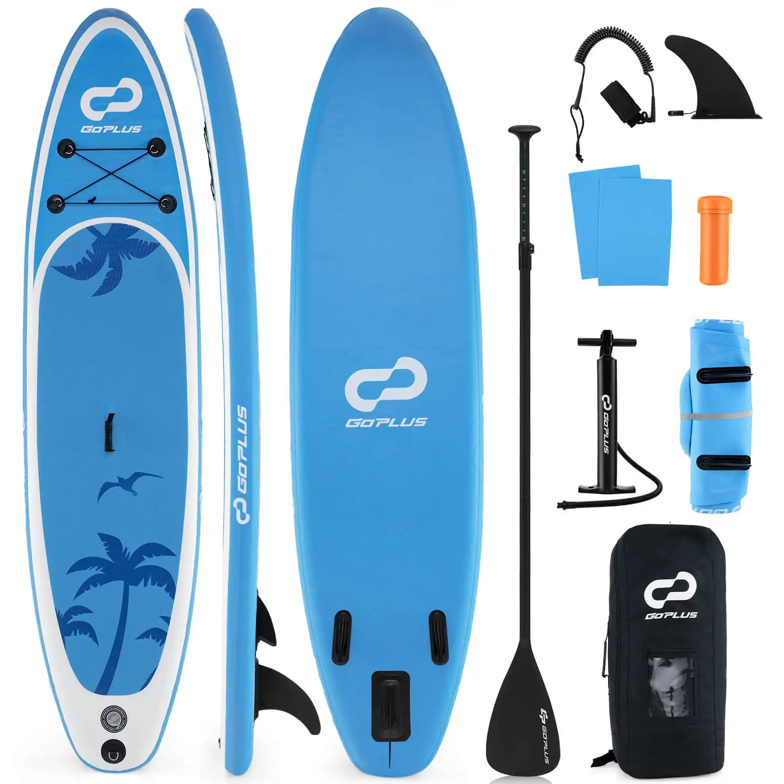 

Inflatable Stand Up Paddle Board w/ Premium SUP Accessories Including Paddle