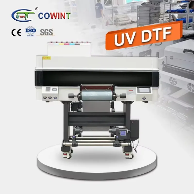 New Digital Printer Uv Dtf with Laminator All in One I3200 A3 logo Printing ab Film Roll to Roll Drucker Uv Dtf Printer