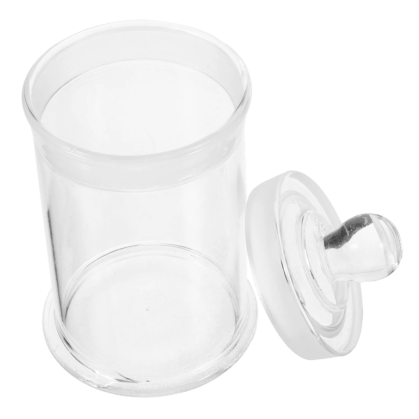 

Glass Specimen Bottle Clear Display Vial Smooth Surface Simple Design Easy Access Frosted Mouth Fixed Seal Chemistry Laboratory