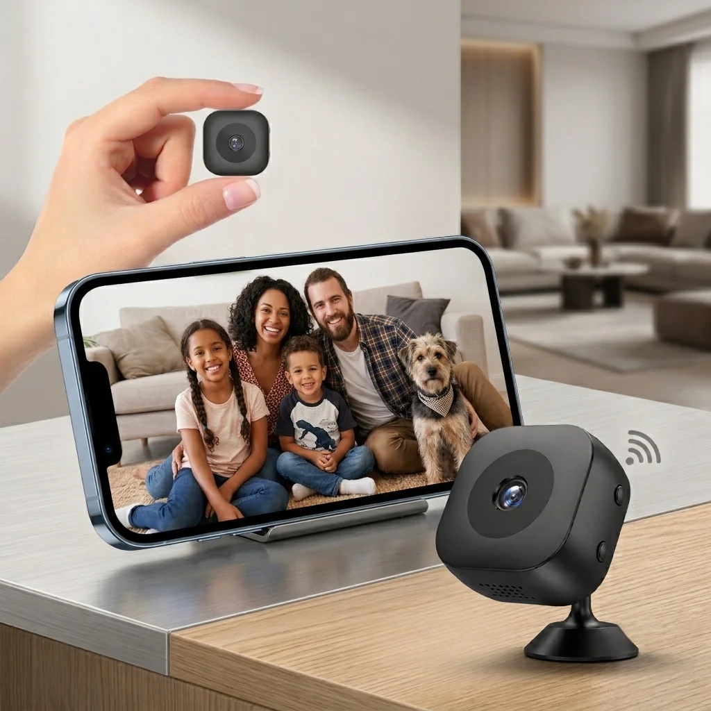 Smart Mini 1080p HD Night Vision Video Recorder for Security Surveillance with Motion Detection And Cloud Storage