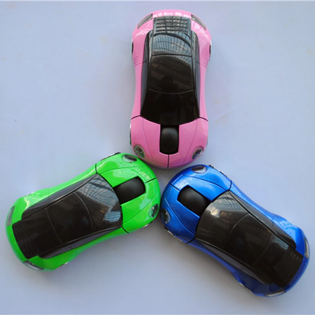 

1600 Dpi Optical Gaming Usb Mouse Mini Portable Car Shape For Pc Wireless Wireless Mouse Mice Laptop Blue