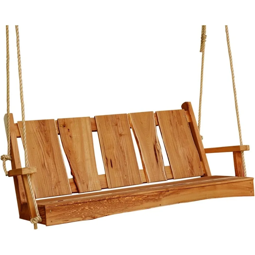 

5-футовые стулья-качели с веревкой, кедровые пятна